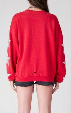 FURST OF A KIND VINTAGE SILVER STAR PATCH SWEATSHIRT