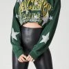 FURST OF A KIND VINTAGE MIXED STAR PATCH CROPPED SWEATSHIRT VINTAGE NFL 1 FURST OF A KIND VINTAGE MIXED STAR PATCH CROPPED SWEATSHIRT VINTAGE NFL