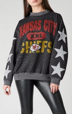 FURST OF A KIND SALE VINTAGE OVERDYE STAR PATCH SWEATSHIRT