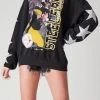 FURST OF A KIND VINTAGE SILVER STAR PATCH SWEATSHIRT VINTAGE NFL