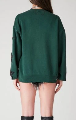 FURST OF A KIND SALE VINTAGE BLACK STAR PATCH SWEATSHIRT