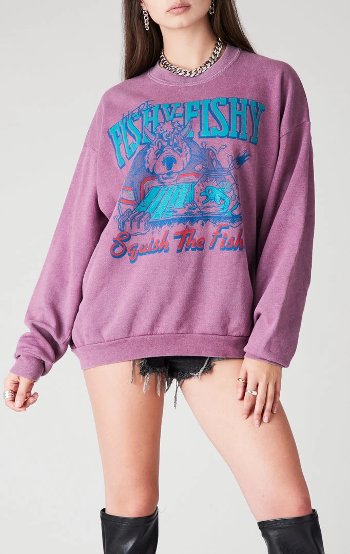 FURST OF A KIND VINTAGE PURPLE OVERDYE SWEATSHIRT 3 FURST OF A KIND VINTAGE PURPLE OVERDYE SWEATSHIRT
