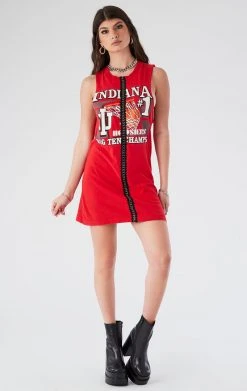 FURST OF A KIND VINTAGE CHAIN TRIM SLEEVELESS DRESS