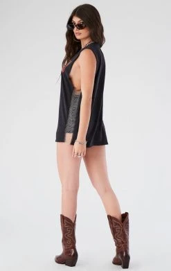 FURST OF A KIND VINTAGE CHAIN LADDER SIDE SLEEVELESS TEE FESTIVAL