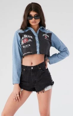 FURST OF A KIND VINTAGE TEE PANEL CHAMBRAY