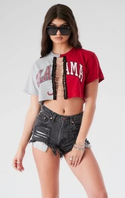 FURST OF A KIND VINTAGE SPLICED CHAIN LADDER TEE VINTAGE CHAINS 8 FURST OF A KIND VINTAGE SPLICED CHAIN LADDER TEE VINTAGE CHAINS