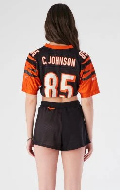 FURST OF A KIND VINTAGE NFL VINTAGE CROPPED JERSEY AND SHORT SET
