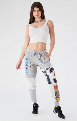 FURST OF A KIND VINTAGE SPLICED PATCHWORK SWEATPANTS VINTAGE NFL