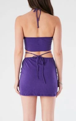 FURST OF A KIND VINTAGE HALTER TOP AND SKIRT SET