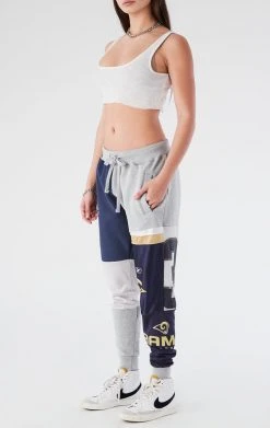 FURST OF A KIND VINTAGE SPLICED PATCHWORK SWEATPANTS VINTAGE NFL