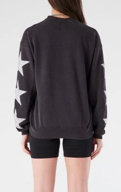 FURST OF A KIND VINTAGE SILVER STAR PATCH SWEATSHIRT