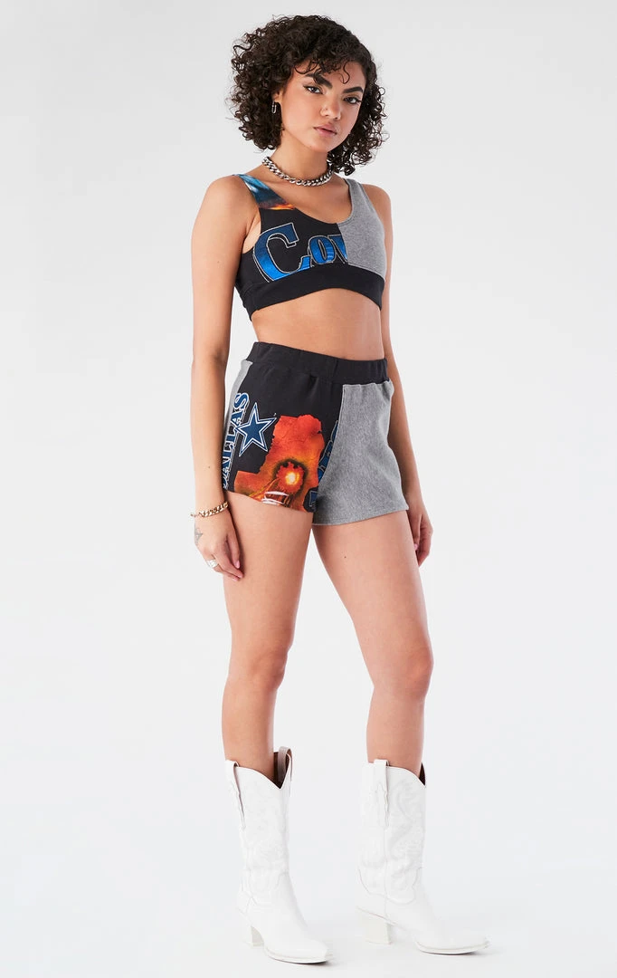 FURST OF A KIND VINTAGE SPLICED TANK AND SHORT SET VINTAGE NFL 4 FURST OF A KIND VINTAGE SPLICED TANK AND SHORT SET VINTAGE NFL