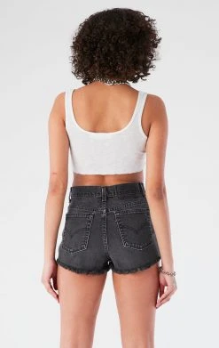 FURST OF A KIND VINTAGE JERSEY PATCH DENIM SHORTS VINTAGE DENIM SHORTS 7 FURST OF A KIND VINTAGE JERSEY PATCH DENIM SHORTS VINTAGE DENIM SHORTS