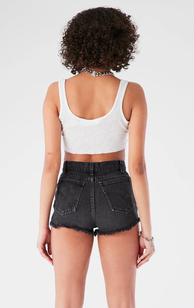 FURST OF A KIND VINTAGE JERSEY PATCH DENIM SHORTS VINTAGE DENIM SHORTS 5 FURST OF A KIND VINTAGE JERSEY PATCH DENIM SHORTS VINTAGE DENIM SHORTS