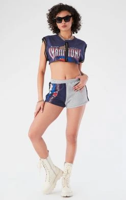 FURST OF A KIND VINTAGE SPLICED CHAIN TRIM TEE AND SHORT SET