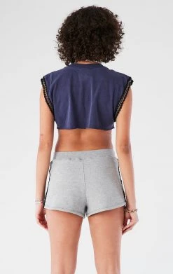 FURST OF A KIND VINTAGE SPLICED CHAIN TRIM TEE AND SHORT SET