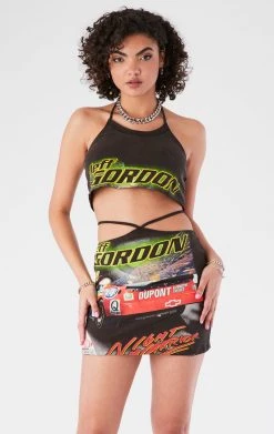 FURST OF A KIND REWORKED SETS VINTAGE HALTER TOP AND SKIRT SET