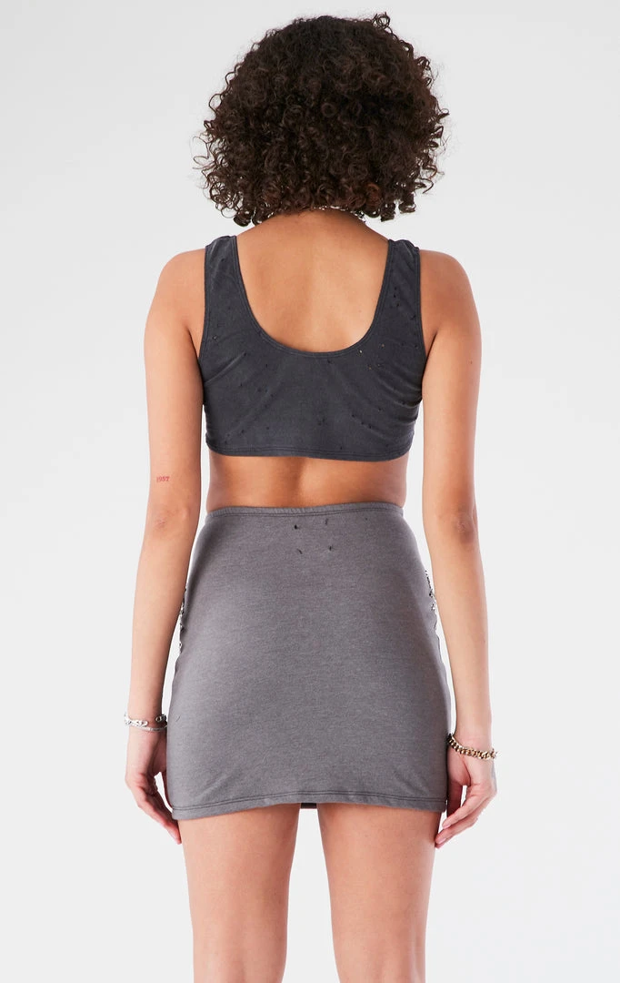 FURST OF A KIND VINTAGE WATERFALL CHAIN FRONT SKIRT 4 FURST OF A KIND VINTAGE WATERFALL CHAIN FRONT SKIRT