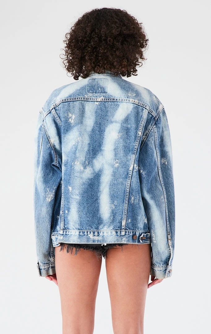 FURST OF A KIND VINTAGE BLEACH STUDDED DENIM JACKET 5 FURST OF A KIND VINTAGE BLEACH STUDDED DENIM JACKET