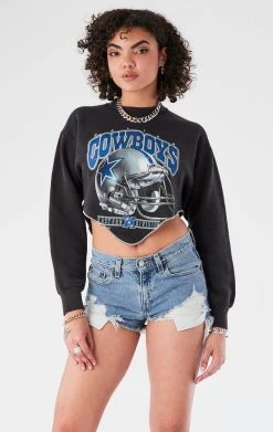 FURST OF A KIND VINTAGE NFL VINTAGE V CUT SWEATSHIRT