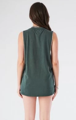 FURST OF A KIND VINTAGE SPORTS VINTAGE RHINESTONE TRIM SLEEVELESS TEE 7 FURST OF A KIND VINTAGE SPORTS VINTAGE RHINESTONE TRIM SLEEVELESS TEE