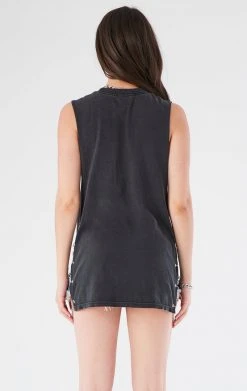 FURST OF A KIND VINTAGE CHAIN SIDE SLEEVELESS TEE