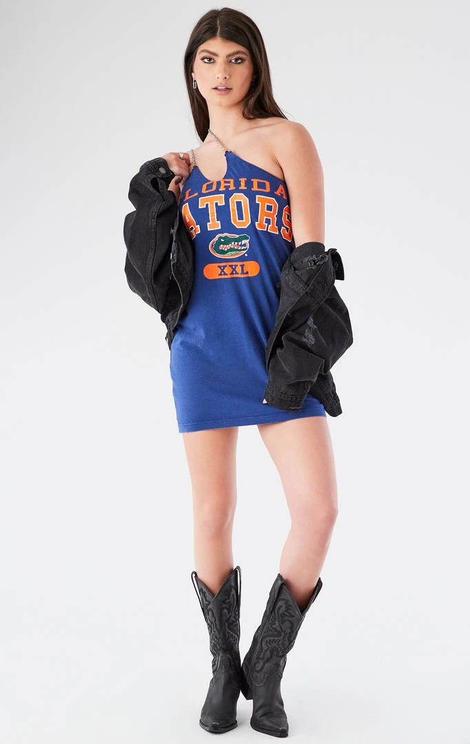 FURST OF A KIND VINTAGE CHAINS VINTAGE ONE SHOULDER DOUBLE CHAIN STRAP DRESS 3 FURST OF A KIND VINTAGE CHAINS VINTAGE ONE SHOULDER DOUBLE CHAIN STRAP DRESS