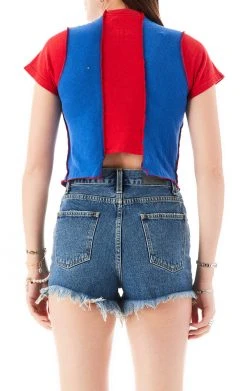 FURST OF A KIND VINTAGE SPLICED CROPPED TEE SALE