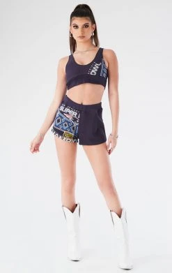 FURST OF A KIND VINTAGE NFL VINTAGE SPLICED TANK AND SHORT SET