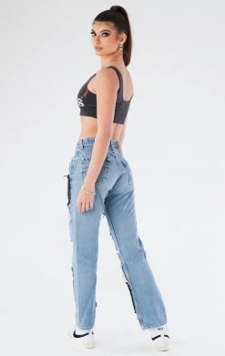 FURST OF A KIND VINTAGE MULTI PATCH DENIM JEAN FESTIVAL