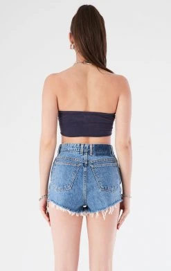 FURST OF A KIND VINTAGE CHAINS VINTAGE CUT OUT CHAIN HALTER TOP