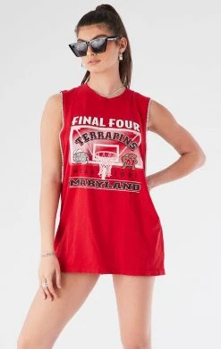 FURST OF A KIND VINTAGE RHINESTONE TRIM SLEEVELESS TEE 6 FURST OF A KIND VINTAGE RHINESTONE TRIM SLEEVELESS TEE