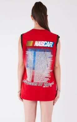 FURST OF A KIND VINTAGE CHAINS VINTAGE CHAIN TRIM SLEEVELESS TEE