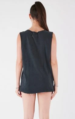 FURST OF A KIND VINTAGE DEEP V CHAIN SLEEVELESS TEE VINTAGE CHAINS