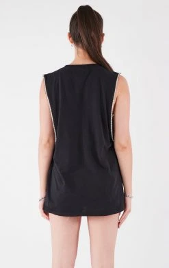 FURST OF A KIND VINTAGE COLLEGE VINTAGE RHINESTONE TRIM SLEEVELESS TEE 7 FURST OF A KIND VINTAGE COLLEGE VINTAGE RHINESTONE TRIM SLEEVELESS TEE