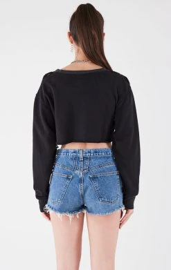 FURST OF A KIND VINTAGE ZIP CROPPED SWEATSHIRT VINTAGE NFL