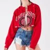 FURST OF A KIND VINTAGE ZIP CROPPED SWEATSHIRT VINTAGE COLLEGE 2 FURST OF A KIND VINTAGE ZIP CROPPED SWEATSHIRT VINTAGE COLLEGE