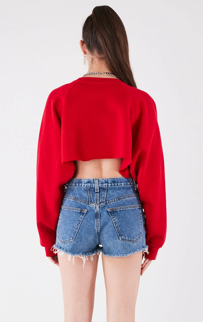 FURST OF A KIND VINTAGE ZIP CROPPED SWEATSHIRT VINTAGE COLLEGE 5 FURST OF A KIND VINTAGE ZIP CROPPED SWEATSHIRT VINTAGE COLLEGE