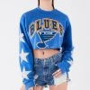 FURST OF A KIND VINTAGE STAR PATCH CROPPED SWEATSHIRT VINTAGE SPORTS