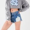 FURST OF A KIND VINTAGE COLLEGE VINTAGE STAR PATCH CROPPED HOODIE