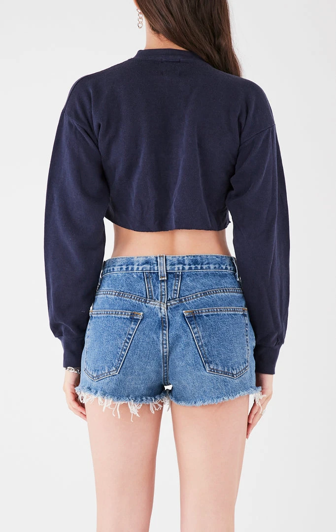 FURST OF A KIND VINTAGE CHAIN LACE UP CROP SWEATSHIRT 4 FURST OF A KIND VINTAGE CHAIN LACE UP CROP SWEATSHIRT