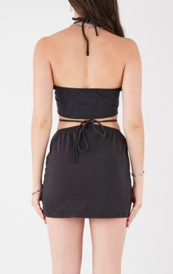 FURST OF A KIND VINTAGE HALTER TOP AND SKIRT SET