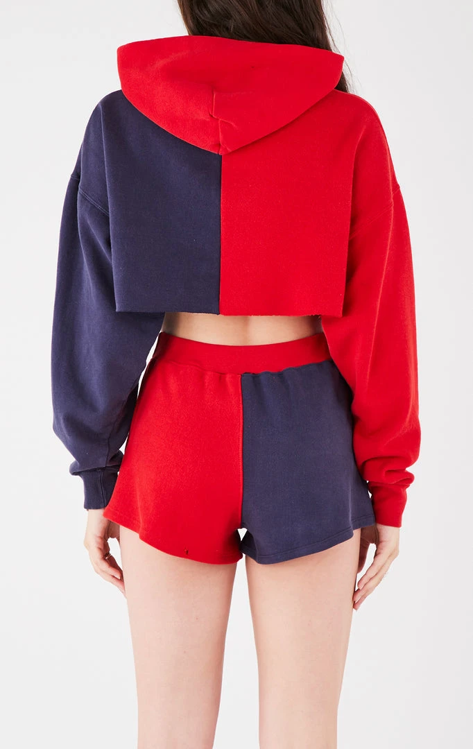 FURST OF A KIND VINTAGE SPLICED HOODIE AND SHORT SET VINTAGE NFL 4 FURST OF A KIND VINTAGE SPLICED HOODIE AND SHORT SET VINTAGE NFL