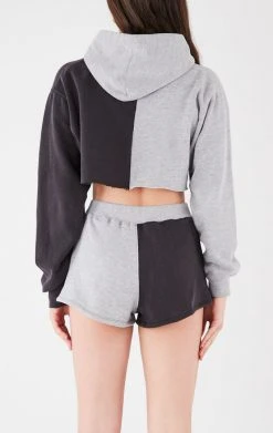 FURST OF A KIND VINTAGE NFL VINTAGE SPLICED HOODIE AND SHORT SET