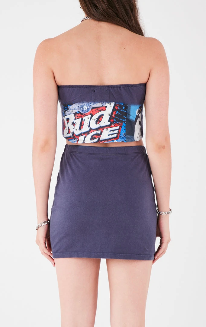 FURST OF A KIND VINTAGE CHAINS VINTAGE CHAIN NECK HALTER TOP AND SKIRT SET 4 FURST OF A KIND VINTAGE CHAINS VINTAGE CHAIN NECK HALTER TOP AND SKIRT SET