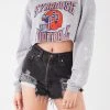 FURST OF A KIND VINTAGE STAR PATCH CROPPED SWEATSHIRT VINTAGE COLLEGE