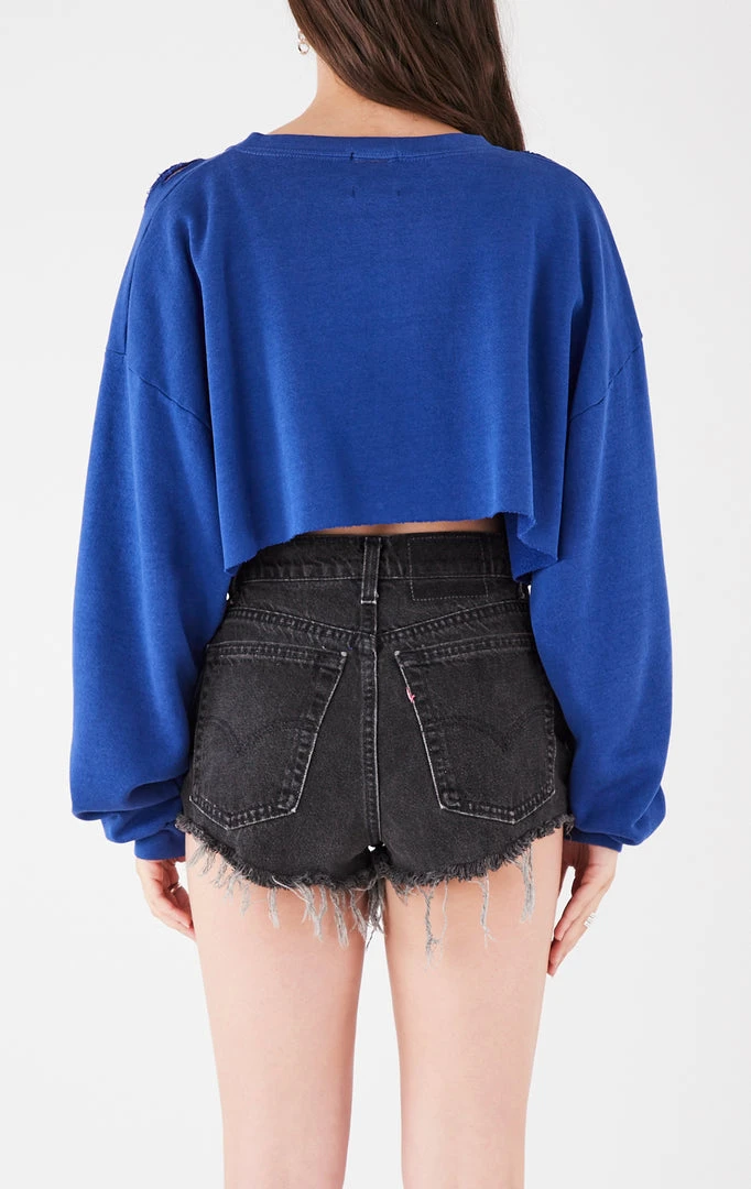 FURST OF A KIND VINTAGE NFL VINTAGE ZIP CROPPED SWEATSHIRT 4 FURST OF A KIND VINTAGE NFL VINTAGE ZIP CROPPED SWEATSHIRT