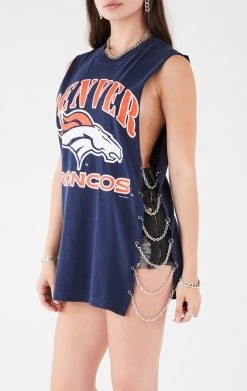 FURST OF A KIND VINTAGE CHAIN SIDE SLEEVELESS TEE VINTAGE CHAINS