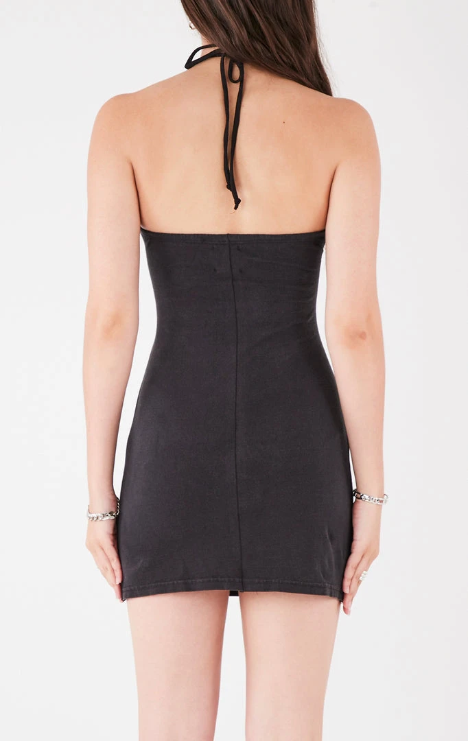 FURST OF A KIND VINTAGE DRESSES VINTAGE DOUBLE RING CUT OUT HALTER DRESS 4 FURST OF A KIND VINTAGE DRESSES VINTAGE DOUBLE RING CUT OUT HALTER DRESS