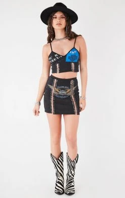 FURST OF A KIND VINTAGE DOUBLE PIN FRONT TANK AND SKIRT SET FESTIVAL